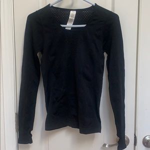 Fabletics Stretchy Black Long Sleeve